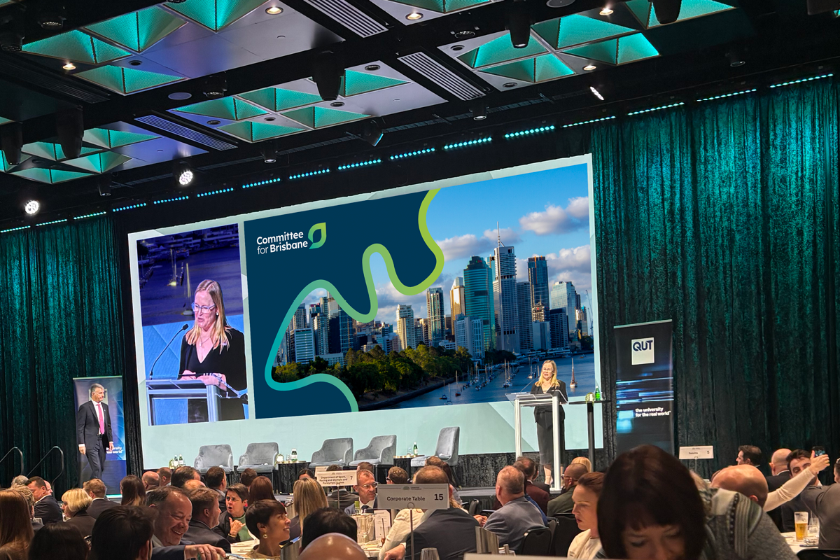 Presenter at a Committee for Brisbane event