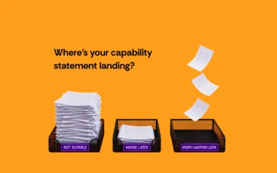 Have you considered the design aspect of writing a winning capability statement? A guide for SMEs on maximising win rates.