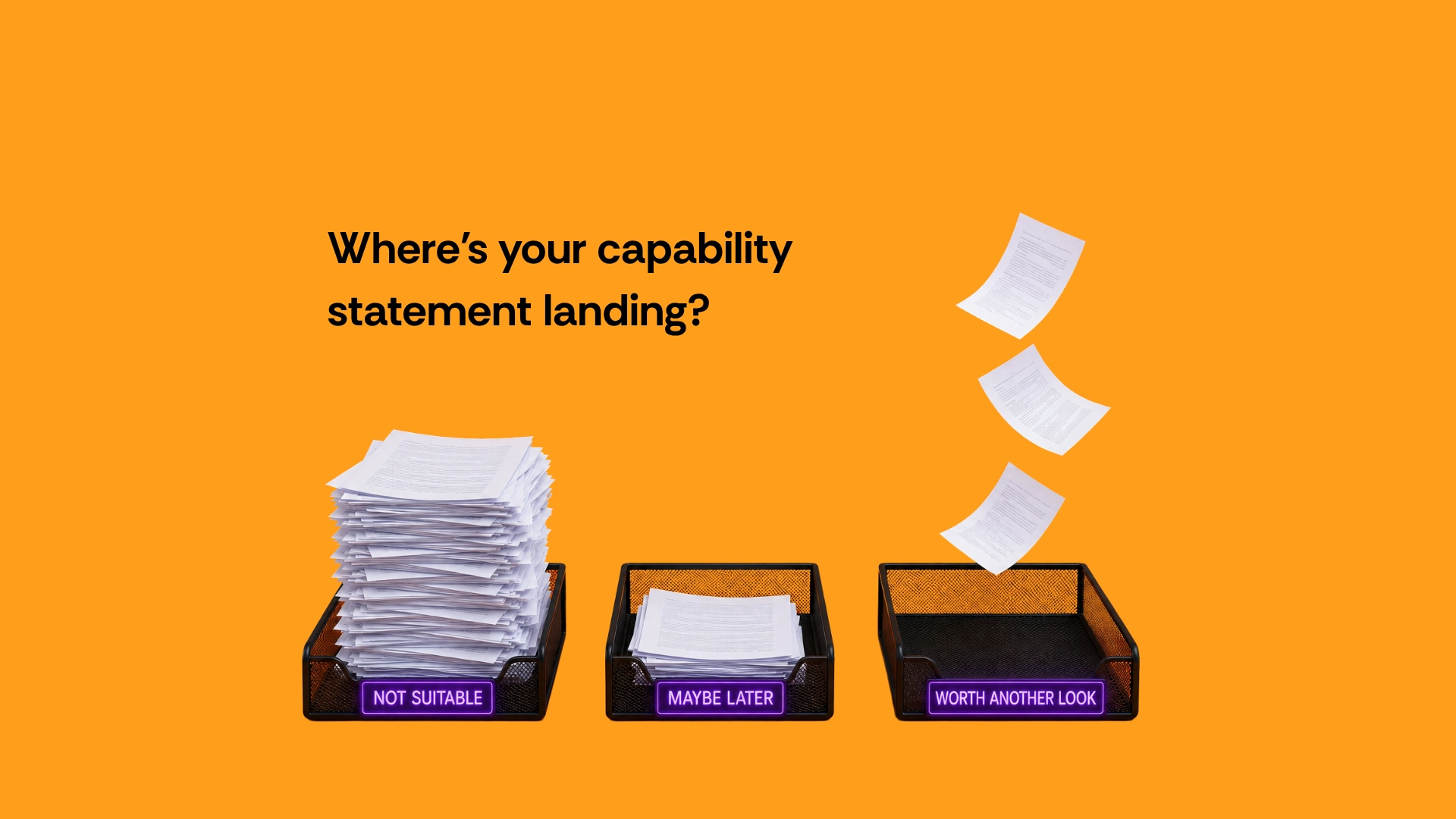 creating a winning capability statement design